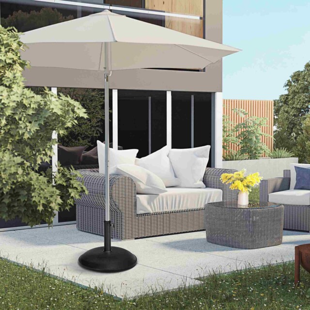 Umbrella Base 20kg Parasol Patio Offset Stand Round Garden Holder