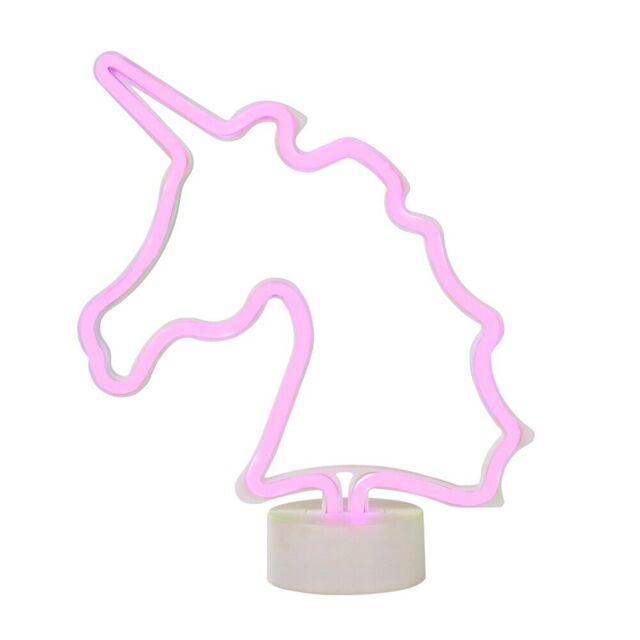 Litecraft Glow Neon Table Lamp Children's Bedside Led Lighting - 5