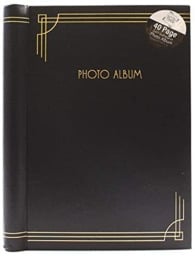 "8""x6"" Self-adhesive Photo Album 40 Pages Traditional Picture Book"