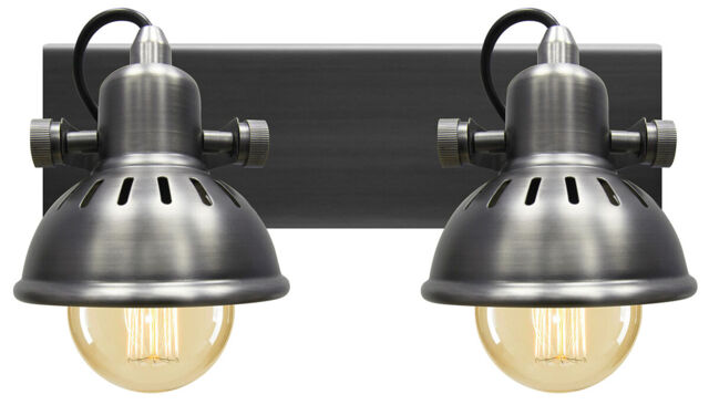 Vintage Adjustable Swivel Spotlight Single Or Double Wall Light