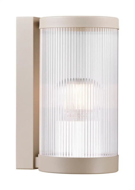 Wall Light Frosted Coupar Ip54 Sanded Beige Nordlux 2218061008