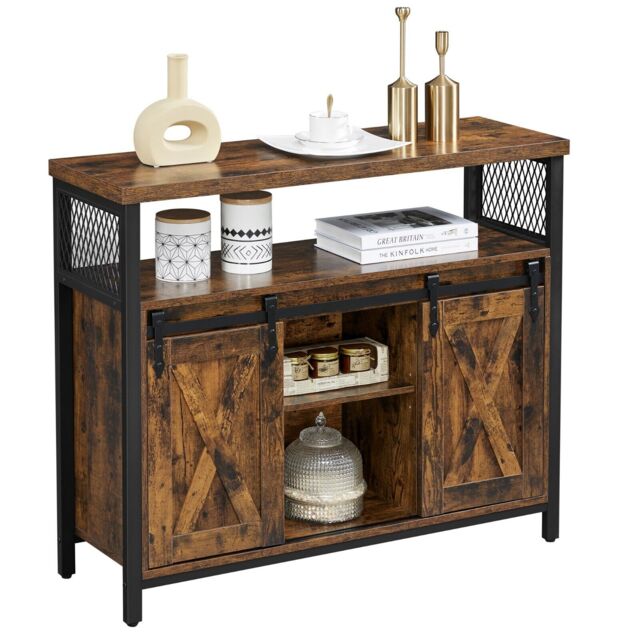 Vasagle Dining Sideboard Kitchen Cupboard Storage Cabinet Buffet Table