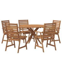 Garden Dining Set Outdoor Dining Set Table And Chair Solid Wood Acacia