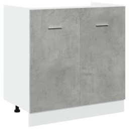 Modern Wooden 2 Door 80cm Bottom Kitchen Storage Cabinet Unit Wood