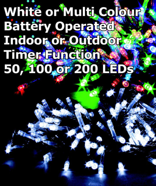 Premier Battery Operated Multi Function Outdoor Led Timer Christmas