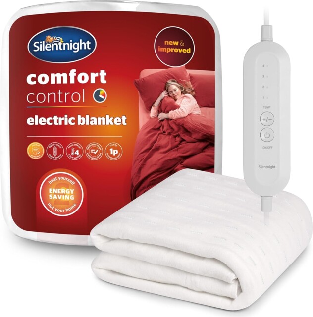 Silentnight Comfort Control Electric Blanket Single Bed - Heated