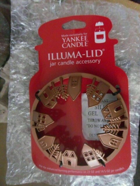 "Yankee Candle Snowy Gatherings ""winter Village"" Illuma-lid Topper Bnoc"