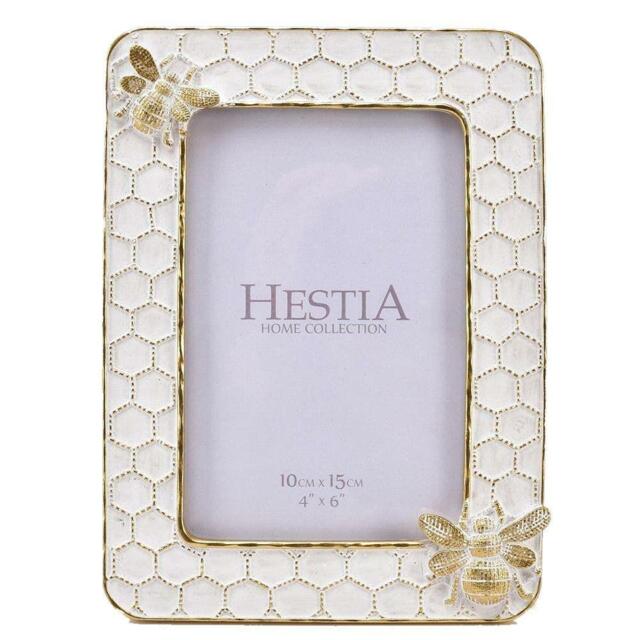 Widdop Hestia Honey Bee Honeycomb Design Gold Home Decor Photo Frame