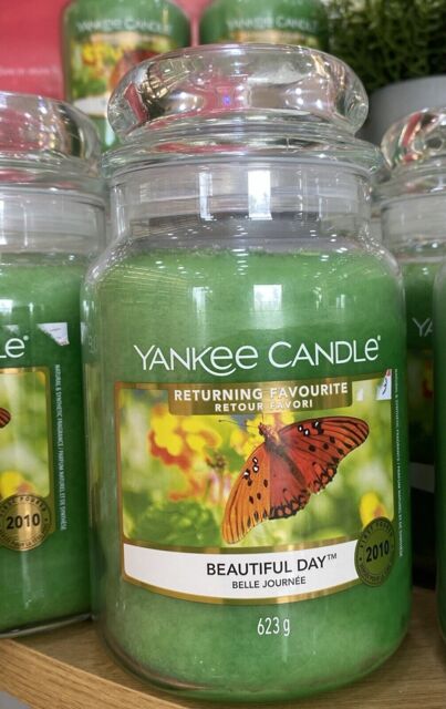 Original Yankee Candle Large Jar 623g 100% Genuine Beautiful Day