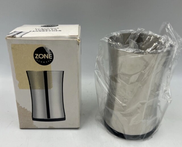 Zone Denmark Stainless Steel Toothbrush Holder - In Box