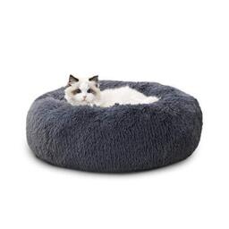 Small Dog Bed Donut - Fluffy Calming Cat Beds For Indoor Cats Large,
