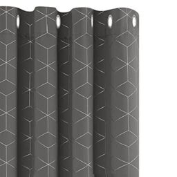 Deconovo Blackout Curtains Eyelet, Thermal Curtains 54 Drop, Diamond
