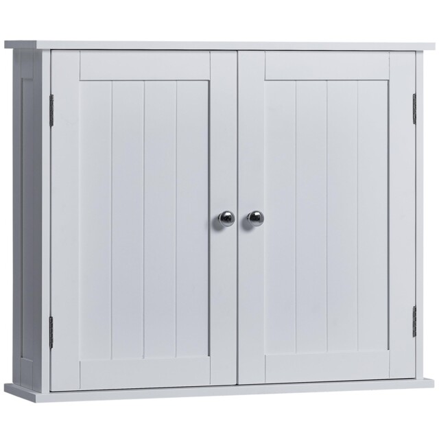 Bath Vida Priano 2 Door Bathroom Wall Cabinet - White 15 X 60 X 50 Cm,