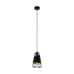 Modern Black And Gold Chandelier 1 Light Gl0503