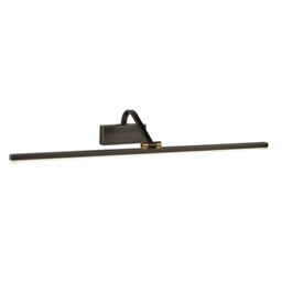 Wall Light Black Bilbao Led Picture 70cm Gold Searchlight 5551-70bg