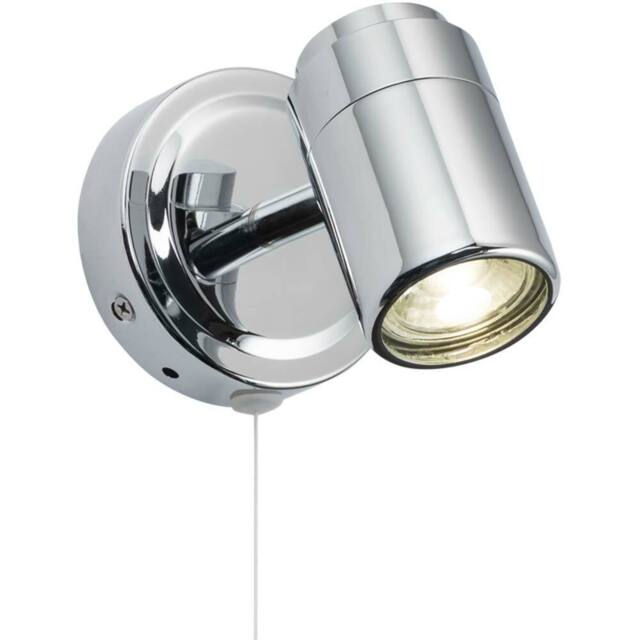 Knightsbridge 230v Ip44 Gu10 Single Spotlight Ba03s1c Wall Light