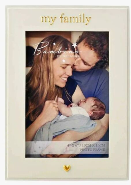 "Photo Frame Bambino Me And My Family 6"" X 4"" Gift Boxed"