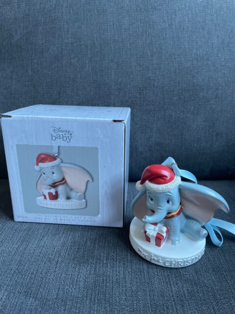 Disney Baby , My First Christmas Dumbo , Tree Decoration,new,magical