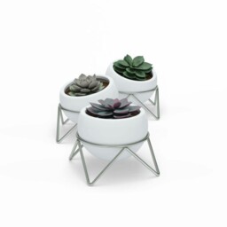 Umbra Potsy Table Vase Set Of 3 Cachepot Decorative Flowerpot
