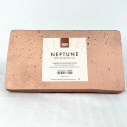 Neptune Concrete & Copper Effect Small Bathroom Tray 24x13cm Soap Dish