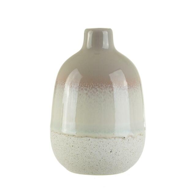 Sass & Belle Mojave Glaze Grey Vase Home Accessory Rustic Flower