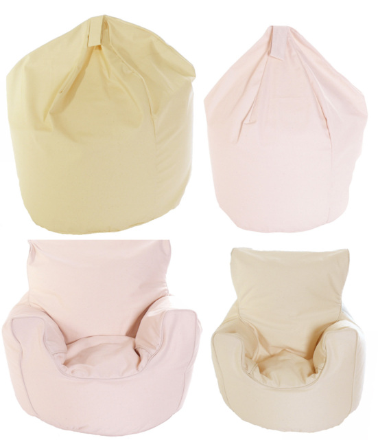 Adult Or Children Size Bean Bag / Chair With Beans