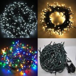 Christmas Fairy Lights Led String Mains Plug-in Outdoor Xmas Home