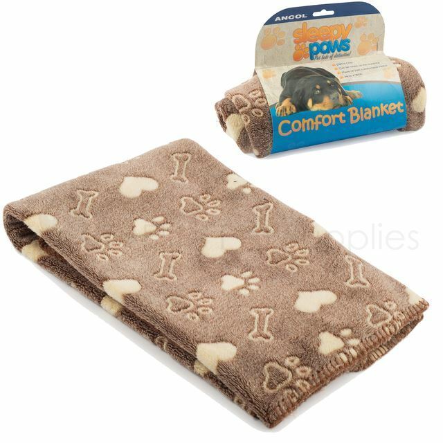 Ancol Dog Comfort Blanket Pet Cat Puppy Pad Bed Warm Fleece