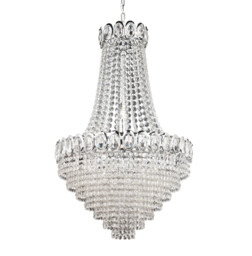 Ceiling Light Silver Louis Philipe 6 Chrome Searchlight 1611-6cc