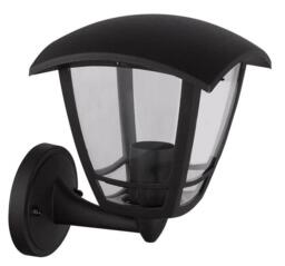 Modern Lantern Light Lamp Square E27 Led Black Outdoor Ip54 Garden