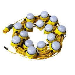 110v Outdoor Festoon Lights Site Lights 120w 50m Led 14000 Lumens 16a