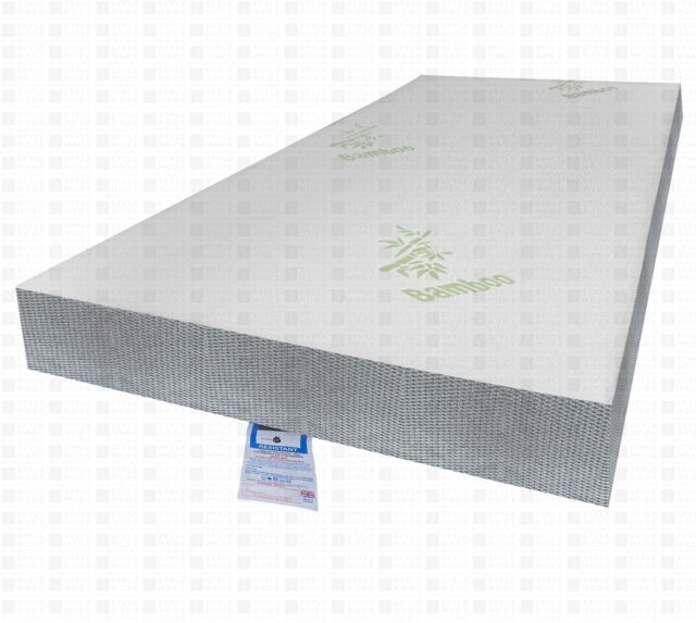 Bamboo Cot Mattress Baby Cot Bed Matres Breathable 120x60x10 Zipped
