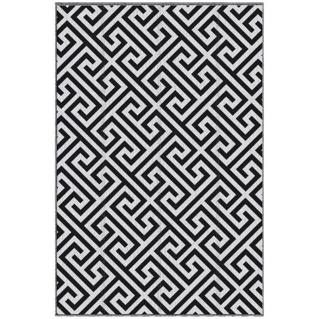 Outsunny 152x243cm Reversible Outdoor Rug Portable Plastic Straw Rv
