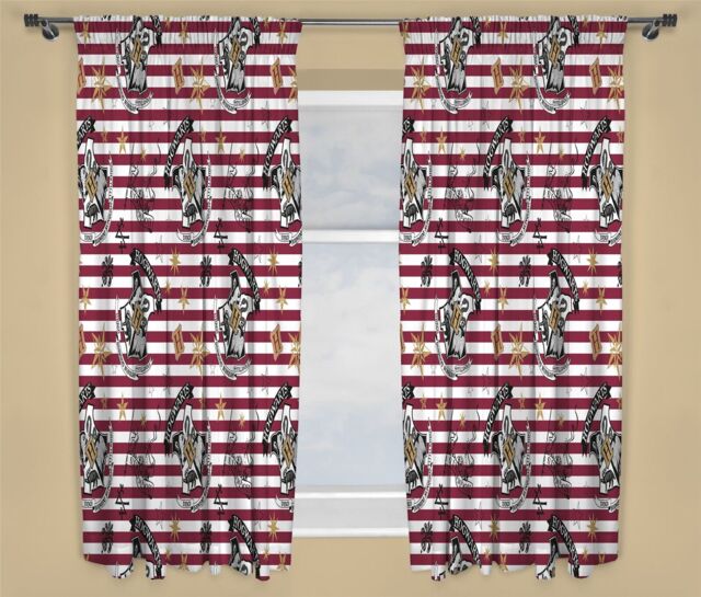 "Harry Potter 'muggles' Crest Readymade Curtains 66"" X 72"" Drop Matches"