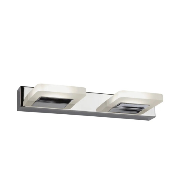 Wall Light Silver Luna Led Double Chrome White Searchlight 3752-2cc