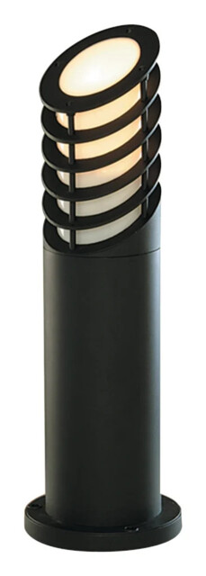 Outdoor Light Black Bollards Post 450mm Slanted Searchlight 1086-450