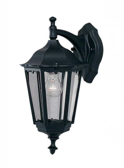 Outdoor Light Black Alex Wall Down Searchlight 82531bk