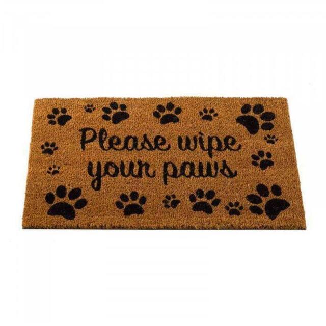 Wipe Your Paws Decoir Mat 75 X 45cm Door Hard Wearing Indoor Outdoor