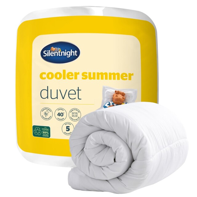 Silentnight Cooler Summer King Size Duvet 4.5 Tog – King, White( )