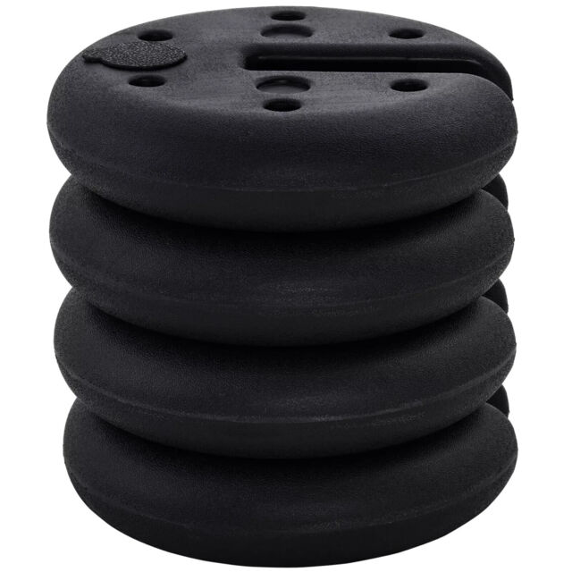 Set Of 4 Gazebo Tent Canopy Weight Sand Fillable Strong Plastic
