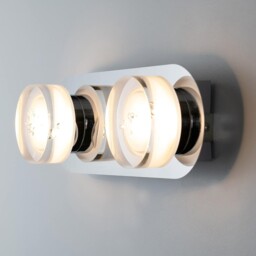 Double Bubble Effect 2 X 5w Led Bathroom Wall Light