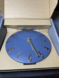 Thomas Kent - 6” Mulberry Mantel Clock - Midnight Blue - And Boxed
