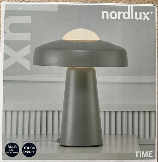 Nordlux Table Lamp Time Mushroom Modern Gray Max. 40w E27 With Touch