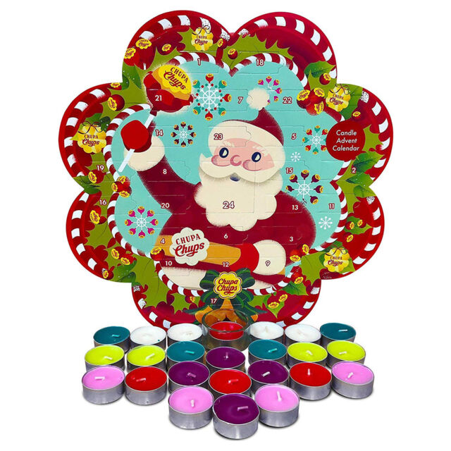 Chupa Chups Tealight Candle Advent Calendar Christmas Countdown