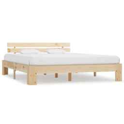 Bed Frame Solid Pine Wood 180x200 Cm Super King Vidaxl