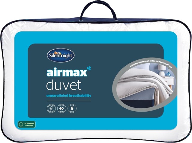 Silentnight Airmax King Size Duvet – 10.5 Tog Breathable All Season