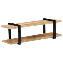 Tv Cabinet 130x40x40 Cm Solid Mango Wood Vidaxl