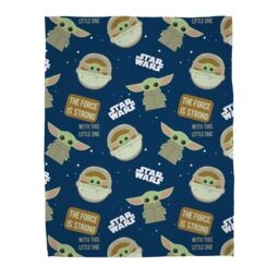 Star Wars Mandalorian Baby Yoda Fleece Blanket Bed Throw Matches