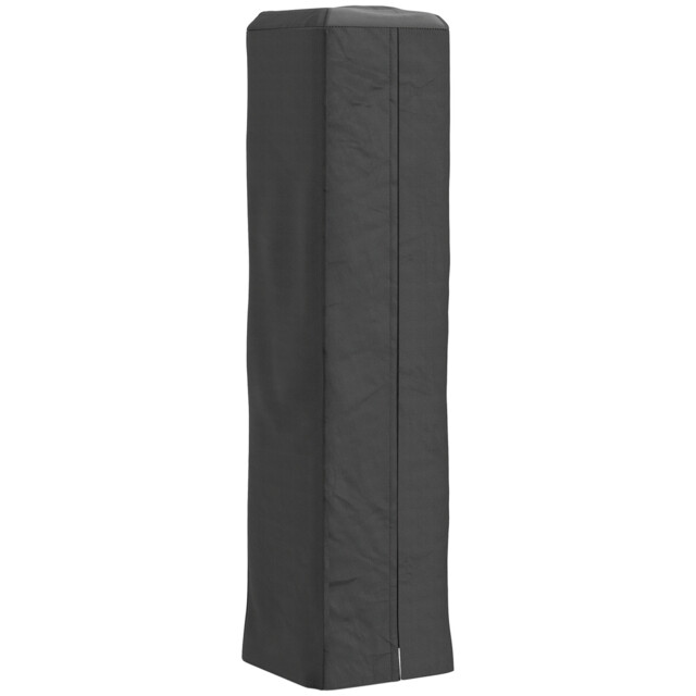Patio Heater Cover Black Oxford Fabric 53x53x222cm Pyramid Zippered