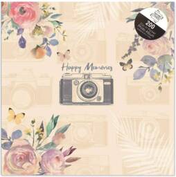 "Photo Album 4""x6"" Slip In Pockets Memo Holds 200 Photos Travel Holiday"